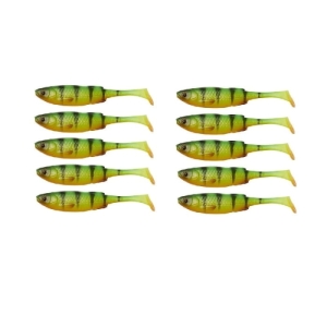 Softbaits Großpack SET 10 Stück Savage Gear Craft Shad 8,8 cm 4,6 g Firetiger