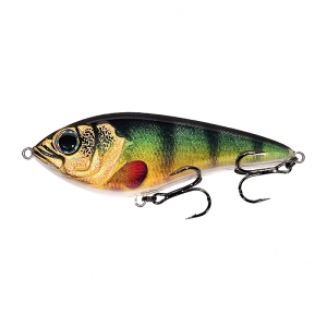Kraken Swimmer Jerk Wobbler Real Perch 12 cm 58 g Slow Sinking