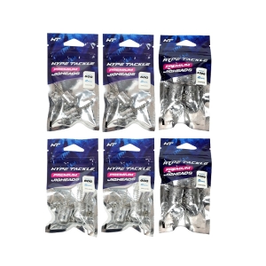 Hype Tackle Schraub-Jigköpfe Set Vert & Troll 50/80/100 g – 12 Stück
