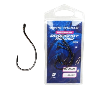 Hype Tackle Premium Drop Round S61 BC Haken #5/0, 5 Stück