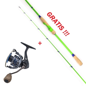 Aktionsset: Rolle Hype Tackle H2 3000 + Rute Hype Tackle Fresh 2.74 m (5–25 g) GRATIS!
