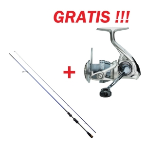 Set Hype Tackle H2 UL 2,30 m bis 3,5 g + GRATIS Robinson Slighter FD 209 Stationärrolle