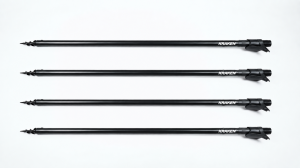 4er-Set KRAKEN Black Pearl Bankstick Kescher-/Rutenhalter 75–125 cm