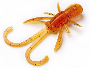 FishUP Baffi Fly 3,8cm #049 Orange Kürbis Schwarz 10St