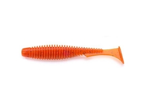 FishUP U-Shad 10cm #049 Orange Kürbis Schwarz 8St.