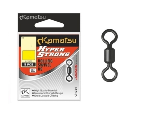 Angelwirbel Kamatsu HYPER STRONG Rolling Swivel 3/0 100kg - 5pcs.