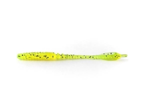 FishUP ARW Worm 5,5cm #055 Chartreuse Black 12pcs