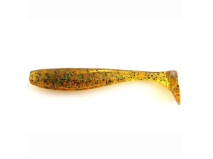 FishUP Wizzle Shad 5,5cm #036 Caramel Green Black 10pcs