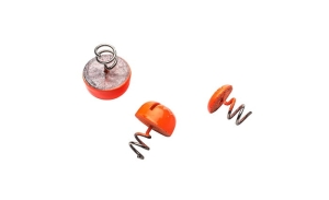 Svartzonker Screw-in Dot Fl.Orange Lead 4,5g 3pcs