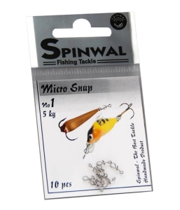 Karabiner Mikro Snap Spinwal nr.1 5kg 10pcs.