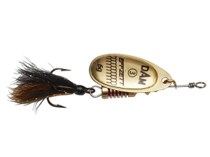 Spinner EFFZETT STANDARD DRESSED 10g #4 REFLEX GOLD