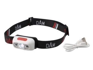 Kopflampen DAM USB-CHARGEABLE SENSOR HEADLAMP