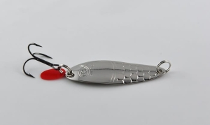 Blinker POLSPING Plötze 8g  "Leichtes Blatt" NICKEL