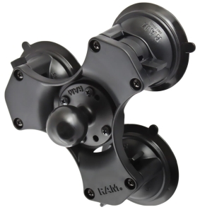 Montage RAM Twist-Lock Triple Suction Cup Ball Base 1.5"