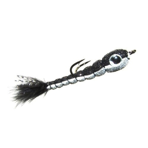 Schwimmender Jig Minnow Barsch Silber-Schwarz #6