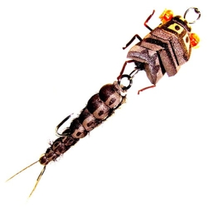 Floating Realistic Jig Stonefly Big Double Brown
