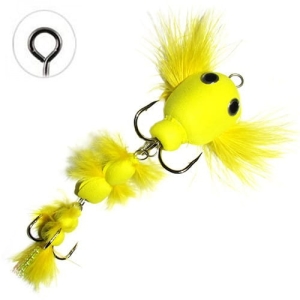 Floating Jig Bullhead Gelb 10cm # 2 / # 6