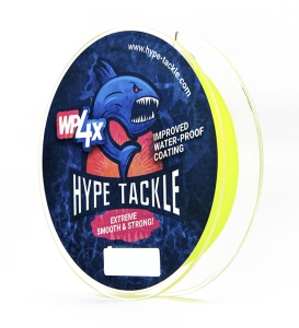 Angelgeflechte Hype Tackle 4X Fluo Yellow 0,18mm, 14,8kg 135m