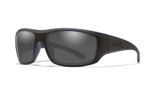 Wiley X OMEGA Captivate Polarized Smoke Grey Mattschwarzer Rahmen (Black Ops)