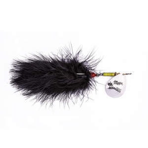 Mepps GIANT MARABOU silber / schwarz_silber / schwarz 40