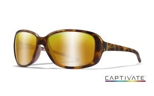 Wiley X AFFINITY Captivate Polarized Bronze Mirror Matte Demi Frame