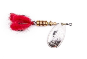 Mepps AGLIA POMPON silber/silber 3/6.5g