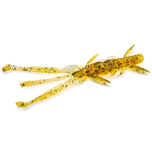 FishUP Shrimp 3" #036 Caramel/Green&Black 9pcs