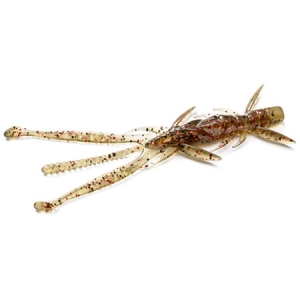 FishUP Shrimp 3" #045 Grüner Kürbis / Rot & Schwarz 9St