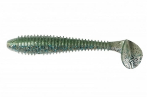 KEITECH SWING IMPACT FAT 3.8" LT#50 Green Shad x6