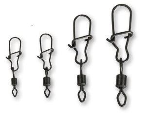 DAM EFFZETT D-LOCK Snap Swivels #10 XS 12kg 10pcs