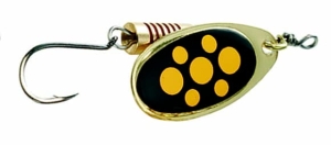 SINGLEHOOK SPINNER # 1 3g SINGLE BLACKY