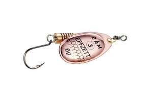 SINGLEHOOK SPINNER #1 3g SINKING COPPER