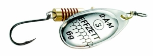 SINGLEHOOK SPINNER # 1 3g SINKENDES SILBER