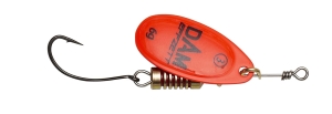 SINGLEHOOK SPINNER #2 4g SINKING ORANGE