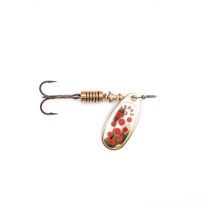 Mepps COMET DECORE gold/rot gepunktet 1/3,5g