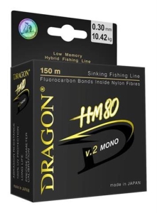 Angelschnüre DRAGON HM80 v.2 MONO 0.223mm 6.37kg 150m