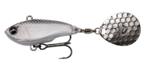 Savage Gear FAT TAIL SPIN 8cm 24g WHITE SILVER