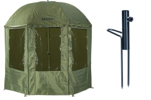 JAXON ANGELROTRIC SONNENSCHIRM MIT VOLLBESPANNUNG 040 + Baza wbijana