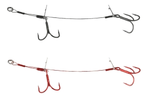 Savage Gear Stinger Carbon49 Double Stinger 1/0 15cm 16kg 2pcs