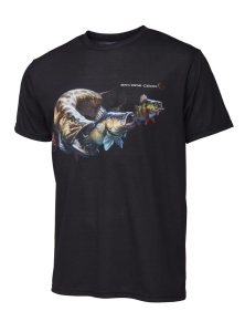 Savage Gear Hemd Cannibal Tee M Black