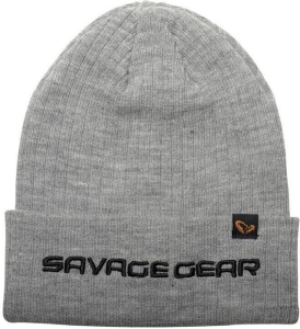 Mütze Savage Gear Fold-UP Beanie Light Grey Melan