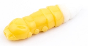 FishUP Puppe 1,5 "# 134 - Käse / Weiß 8St