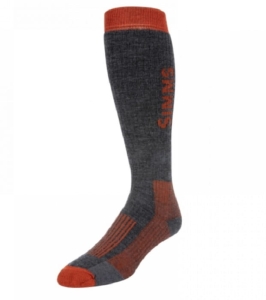 SOCKS Simms Merino OTC Midweight Carbon M
