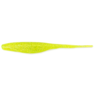 Bass Assassin 12,5cm Shad Chartreuse Silver Glitter 8pcs