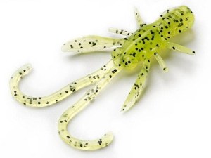 FishUP Baffi Fliege 3.8cm #055 Chartreuse Schwarz 10St.