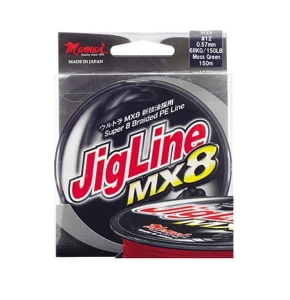 Angelgeflechte MOMOI JigLine MX8 0.10/6kg 150m RED