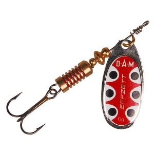 DAM Effzett Standard Spinner Silber Schwarz Dot 4g Spinnerbait