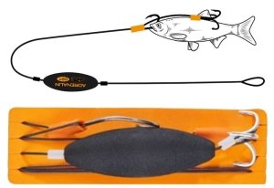 Balzer Adrealin Wels Wurm Rig mit 25g Uw-Float