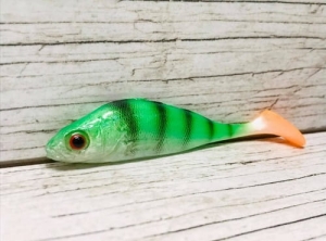 Gummifisch SEWRO Barsch 7.5CM FLUO
