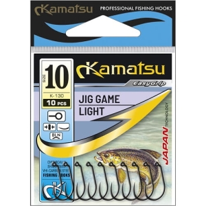 KAMATSU JIG GAME LIGHT Hook 10 BLNO K-130 10 Stück